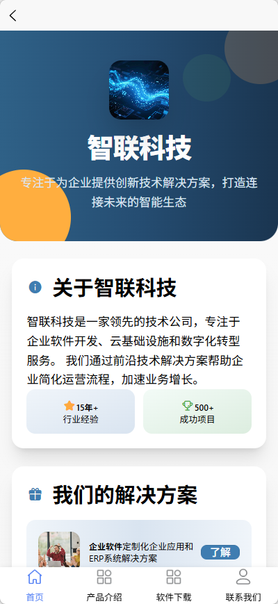 智联科技企业官网